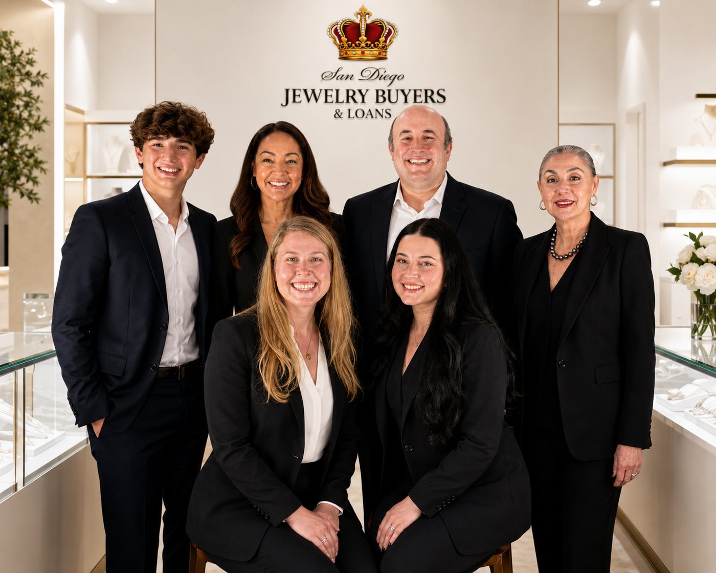 The San Diego Jewelry Buyers team at the downtown store